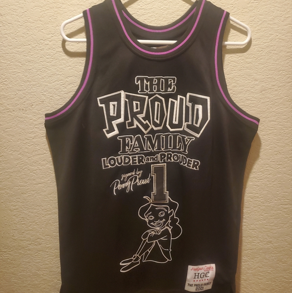 Penny Proud Family Headgear Classics Black & Purple Basketball Jersey- NWT